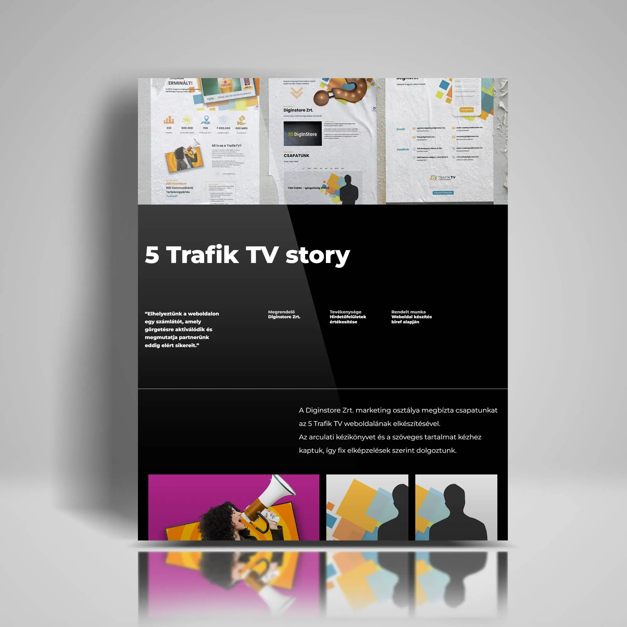 DiginStore 5 Trafik TV weboldal